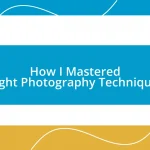 How I Mastered Night Photography Techniques